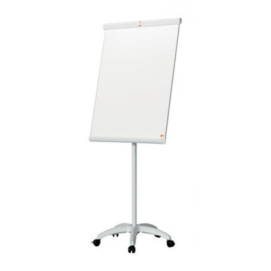Flipchart tábla, mobil, mágneses felület, 70x100 cm, EcoLabel, NOBO "Premium Plus", fehér