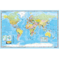 Könyökalátét, kétoldalas, STIEFEL "Föld országai/ Közép-Európa autótérképe" Könyökalátét, kétoldalas, STIEFEL "Föld országai/ Közép-Európa autótérképe"