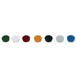Mágneskorong, 30 mm, 10 db, zöld Mágneskorong, 30 mm, 10 db, zöld