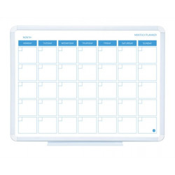 Havi tervezőtábla, mágneses, 45x60 cm