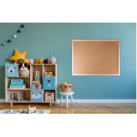 Parafatábla, 90x120 cm, fa keret, VICTORIA Parafatábla, 90x120 cm, fa keret, VICTORIA