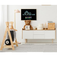 Krétás tábla, fekete felület, nem mágneses, 30x40 cm, fakeret, VICTORIA Krétás tábla, fekete felület, nem mágneses, 30x40 cm, fakeret, VICTORIA