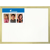 Fehértábla, nem mágneses, 30x40 cm, fa keret, VICTORIA Fehértábla, nem mágneses, 30x40 cm, fa keret, VICTORIA