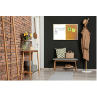 Kombi tábla, 40x60 cm, fakeret, VICTORIA Kombi tábla, 40x60 cm, fakeret, VICTORIA