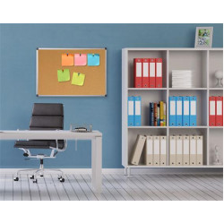 Parafatábla, 60x90 cm, alumínium keret, VICTORIA