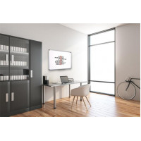 Fehértábla, mágneses, 100x150 cm, alumínium keret, VICTORIA Fehértábla, mágneses, 100x150 cm, alumínium keret, VICTORIA