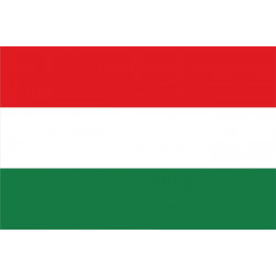 Zászló, magyar, címer nélkül, 40x60 cm