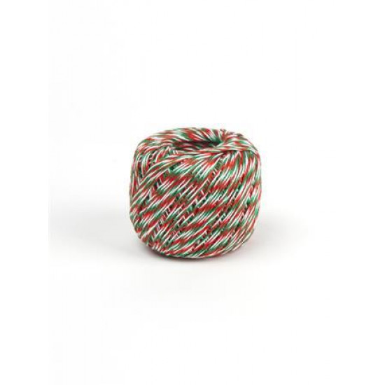 Kötözőzsineg, nemzeti színű, pamut, 75m, VICTORIA