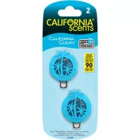 Autóillatosító, mini diffúzer, 2*3 ml, CALIFORNIA SCENTS "California Clean" Autóillatosító, mini diffúzer, 2*3 ml, CALIFORNIA SCENTS "California Clean"