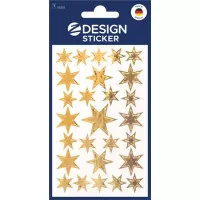 Ablakmatrica, 2 ív, 76x120 mm, AVERY ZWECKFORM, "Z-Desing No.52252", arany csillagok Ablakmatrica, 2 ív, 76x120 mm, AVERY ZWECKFORM, "Z-Desing No.52252", arany csillagok