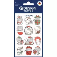 Matrica, tetoválás, 1 ív, 76x120 mm, AVERY ZWECKFORM, "Z-Desing No.54154",  cica