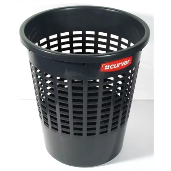 Papírkosár, 10 l, CURVER, fekete