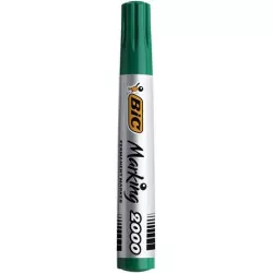 Alkoholos marker, 4,95 mm, kúpos, BIC "ECO 2000" zöld