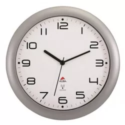 Falióra, rádióvezérlésű, 30 cm, ALBA "Hornewrc", ezüst