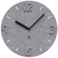 Falióra, 30 cm, ALBA "Horpet", sötétszürke Falióra, 30 cm, ALBA "Horpet", sötétszürke