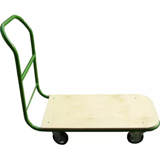 Szállítókocsi, kézi, 200 kg teherbírás, zöld-barna Szállítókocsi, kézi, 200 kg teherbírás, zöld-barna