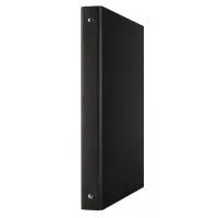 Gyűrűs könyv, 4 gyűrű, 35 mm, A4, PP/karton, DONAU, fekete