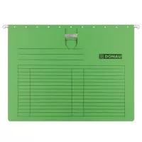 Függőmappa, gyorsfűzős, karton, A4, DONAU, zöld