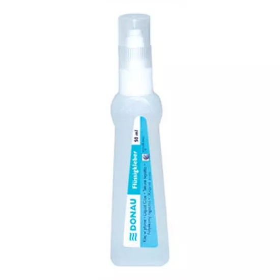 Ragasztó, folyékony, golyós, 50 ml, DONAU