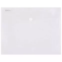 Irattartó tasak, A5, PP, patentos, DONAU, áttetsző