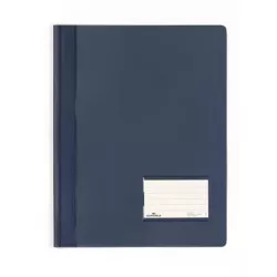 Gyorsfűző, A4, extra erős, széles, DURABLE, sötétkék