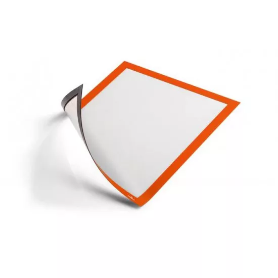 Infokeret, A4, mágneses, DURABLE "DURAFRAME® MAGNETIC", narancs