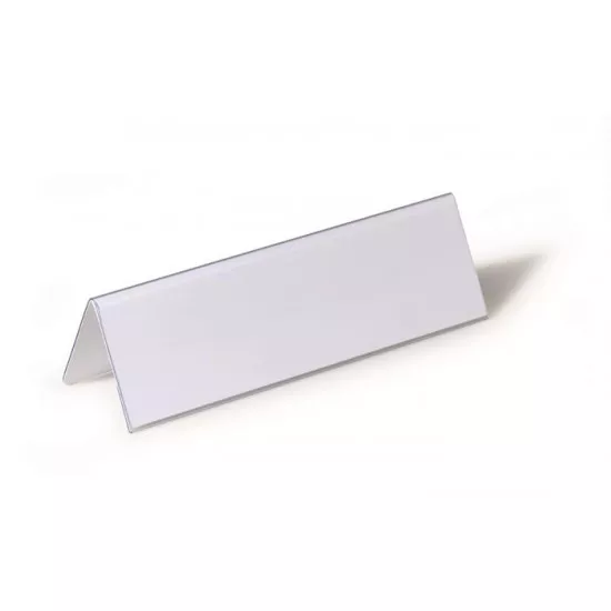 Névtábla tartó, asztali, 61/122x210 mm, DURABLE