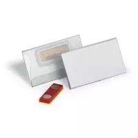 Névkitűző, mágnessel, elfordulásgátlóval, 75x40 mm, DURABLE Névkitűző, mágnessel, elfordulásgátlóval, 75x40 mm, DURABLE