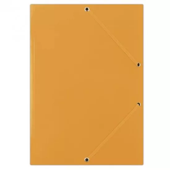 Gumis mappa, karton, A4, DONAU "Standard", narancssárga