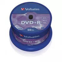 DVD+R lemez, AZO, 4,7GB, 16x, 50 db, hengeren, VERBATIM DVD+R lemez, AZO, 4,7GB, 16x, 50 db, hengeren, VERBATIM