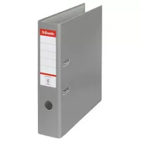 Iratrendező, 75 mm, A4, PP/karton, élvédő sínnel, ESSELTE "Economy", szürke Iratrendező, 75 mm, A4, PP/karton, élvédő sínnel, ESSELTE "Economy", szürke
