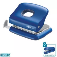 Lyukasztó, kétlyukú, 20 lap, RAPID "FC20", vízkék Lyukasztó, kétlyukú, 20 lap, RAPID "FC20", vízkék