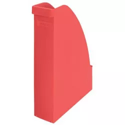 Iratpapucs, műanyag, A4, LEITZ "Recycle", piros
