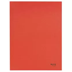 Pólyás dosszié, karton, A4, LEITZ "Recycle", piros