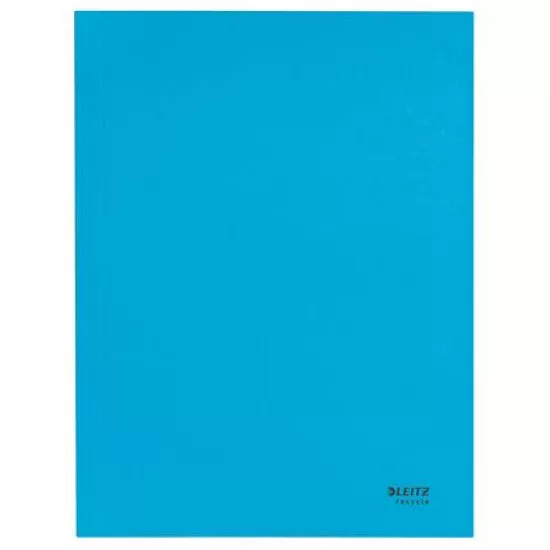 Pólyás dosszié, karton, A4, LEITZ "Recycle", kék