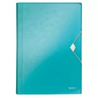 Harmonikamappa, A4, PP, 6 rekeszes, LEITZ "Wow", jégkék Harmonikamappa, A4, PP, 6 rekeszes, LEITZ "Wow", jégkék