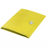 Iratvédő mappa, 11 mm, PP, A4, LEITZ "Recycle", sárga