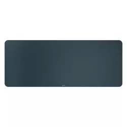 Asztali alátét egérpaddal, 100x40 cm, LEITZ, sötétszürke