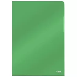 Genotherm, "L", A4, 150 mikron, víztiszta felület, ESSELTE "Luxus", zöld