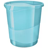 Papírkosár, 14 liter, ESSELTE "Colour` Ice", áttetsző kék Papírkosár, 14 liter, ESSELTE "Colour` Ice", áttetsző kék