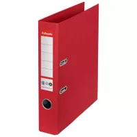 Iratrendező, 50 mm, A4, környezetbarát, élvédő sínnel, ESSELTE "No.1", piros Iratrendező, 50 mm, A4, környezetbarát, élvédő sínnel, ESSELTE "No.1", piros