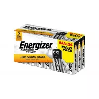 Elem, AAA mikro, 24 db, ENERGIZER "Alkaline Power"