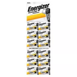 Elem, AAA mikro, 12 db, egyesével téphető, ENERGIZER "Alkaline Power Kartella"
