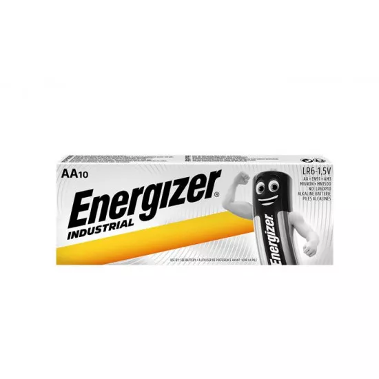 Elem AA ceruza, 10 db, ENERGIZER ""Alkaline Power Industrial"