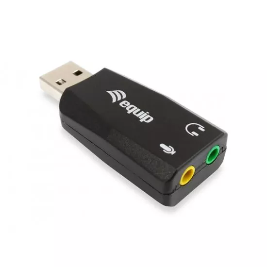 Audio adapter, 3,5 mm jack-USB átalakító, , EQUIP "Life"
