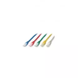 Hálózati kábel, U/UTP, CAT5e, 3 m, EQUIP, bézs