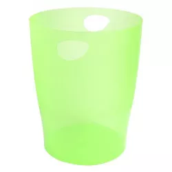 Papírkosár, 15 l, PP, EXACOMPTA "Linicolor", almazöld