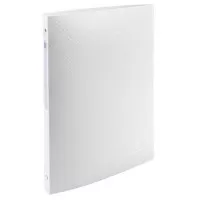 Gyűrűs könyv, 4 gyűrű, 20 mm, A4, címkével, EXACOMPTA, fehér