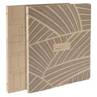 Gyűrűs könyv, 4 gyűrű, 20 mm, karton, EXACOMPTA "Eterneco", vegyes minta Gyűrűs könyv, 4 gyűrű, 20 mm, karton, EXACOMPTA "Eterneco", vegyes minta