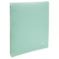 Gyűrűs könyv, 4 gyűrű, 40 mm, A4, EXACOMPTA, pasztell zöld